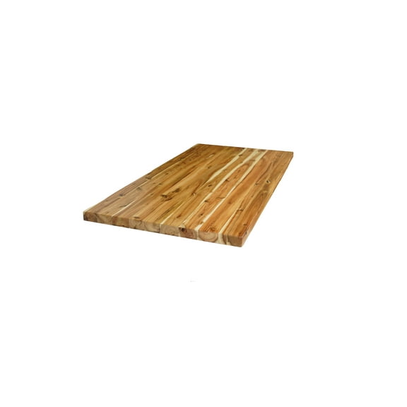 BingLTD - 42" L x 24" Rectangular Acacia Butcher Block Standard Countertop with Edge Grain(CT4224-AC-CC)