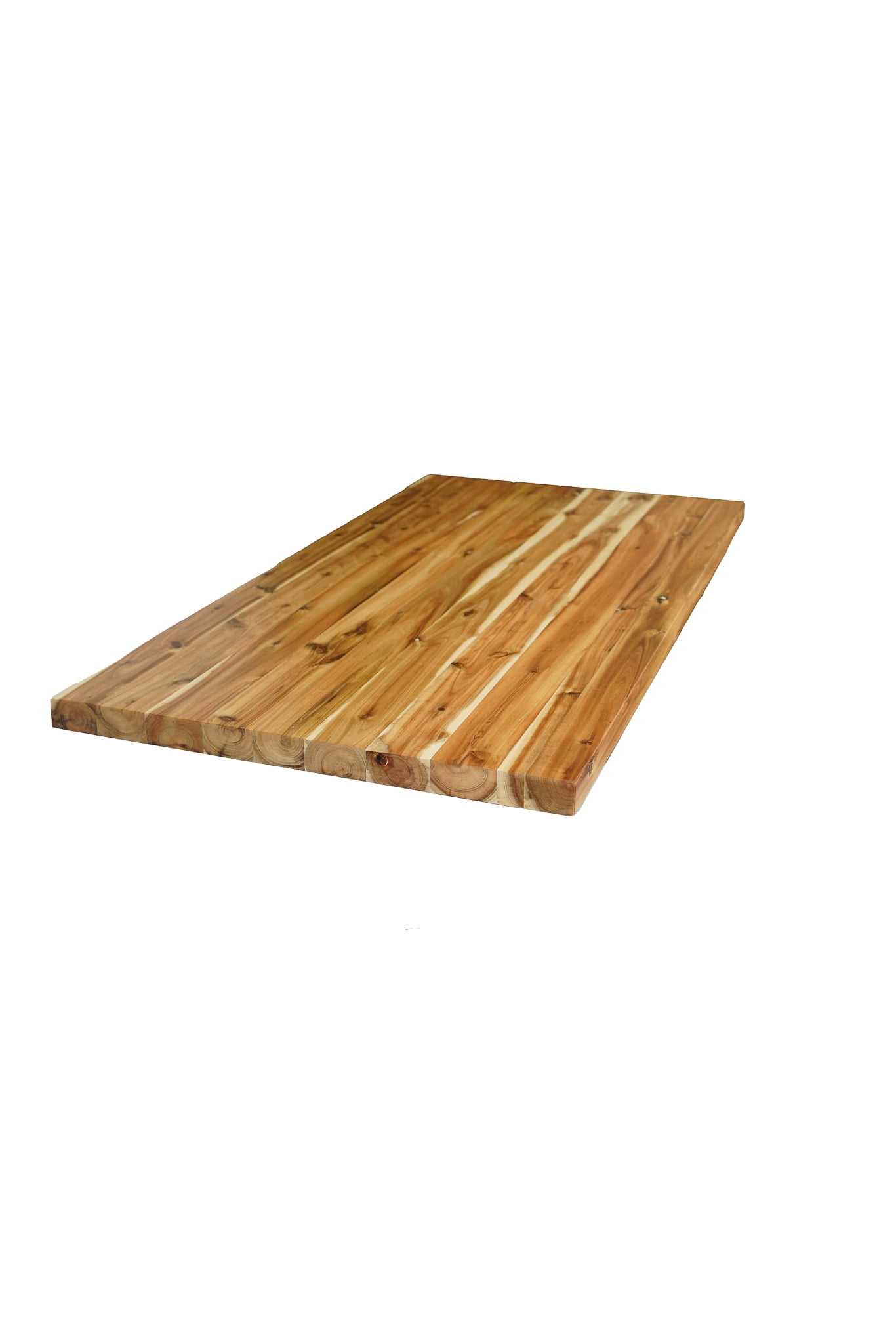 Rectangular Acacia Wood Butcher Block Table Top, 42" x 30"