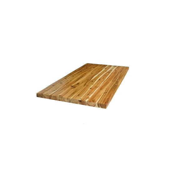 BingLTD - 48" L x 24" Rectangular Acacia Butcher Block Standard Countertop with Edge Grain (CT4824-AC-CC)