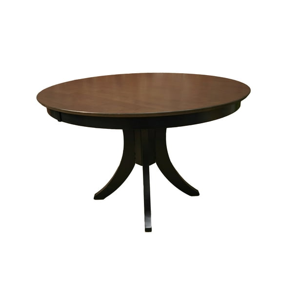 BingLTD - 48" Long 30" Tall Guilford Dining Table - Coal & Black (TT-PD-148B30-RW-BLK)