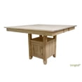 thumbnail image 1 of BingLTD - 54" Long 36" Tall Ember Gathering Table with Square Storage Base - Unfinished (TT-B-42541-FLY-RW-UNF), 1 of 5