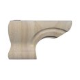 thumbnail image 1 of BingLTD - 6 1/2" Unfinished Hardwood Sofa Legs - Set of 4 (T-PFP-PED-C-RW), 1 of 4