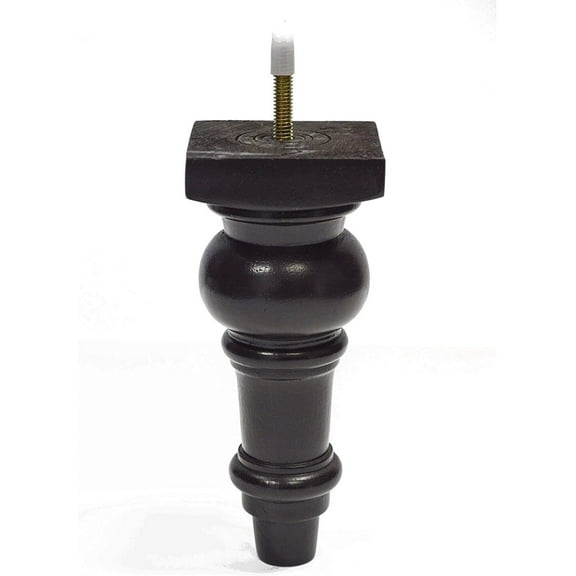 BingLTD - 7" Dark Cocoa Profile Hardwood Sofa Leg - Set of 12 (Pauline-DC)