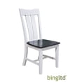 thumbnail image 1 of BingLTD - Kingston 40" Tall Dining Chair - White Set of 2 (CH13-RW-WHT), 1 of 3