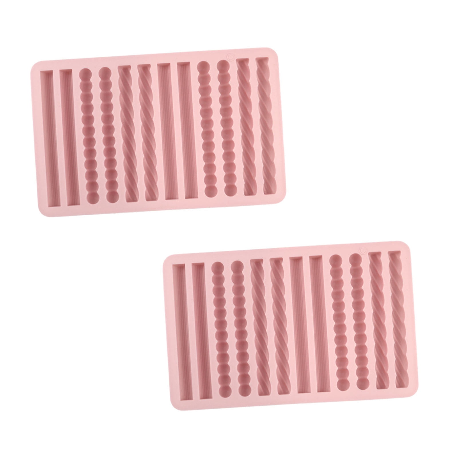 BingTong 12 Cavity Silicone Pretzel Mold, Long Dough Twist Baking Pan ...