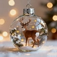 thumbnail image 1 of BingTong 2026 Wildlife Wonders Collection Ornament, Vivid 3D Animal Christmas Decoration, Clear Plastic Xmas Balls, Luxury Winter Tree Decor Sparkling Star Accents,Holiday Ornaments B, 1 of 3