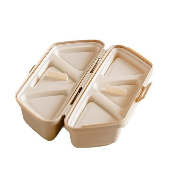 BingTong 6 in 1 Onigiri Mold, Triangle Rice Ball Molds, Quick to Make and Easy to Store Carry and Clean Can Be Used as a Rice Container For Seaweed Rices Balls Sushi Musubi A