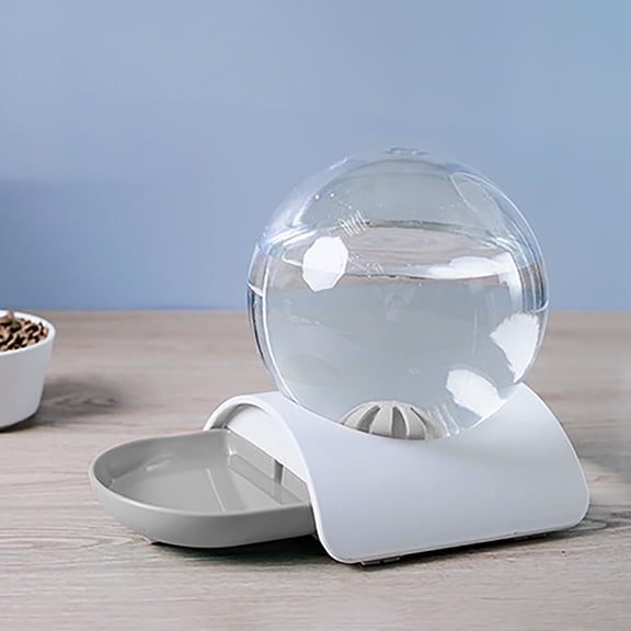 Gpaecead Automatic Water Dispenser for Cats and Dogs Pet Water Dispenser 2.9 Liter Pet Gravity Water Station Spill-Proof Spherical Waterer Pets Water Bottle for Puppies Kittens Rabbits