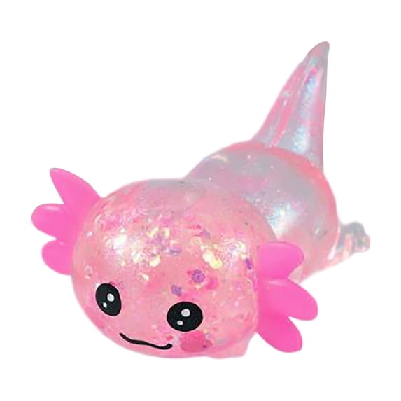 BingTong Axolotl Slow Rising Moldable Ball, Medium Axolotl Stress Ball, Soft Slow Rising Stress Relief Playthings, Sensory Fidget Playthingss For Anxiety A