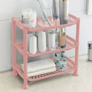 Aollewoiti Corner Bathroom Counter Organizer With Drawer - Space-Saving Vanity Storage