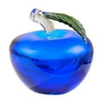 thumbnail image 1 of BingTong Crystal Apple Figurine Healing Artificial Crystal Apple Paperweight Carved Figurine Statue Home Holiday Wedding Decoration Home Office Ornaments Decor Blue, 1 of 7