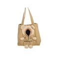 thumbnail image 1 of BingTong Cute Bear‑Shaped Pet Tote Carrier Bag,Canvas Shoulder Handbag with Head‑Out Peeking Hole,Portable Travel Purse for Small Cats Puppies,for Walking,Shopping,Outdoor Daily,Bear B, 1 of 6