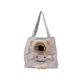 thumbnail image 1 of BingTong Cute Bear‑Shaped Pet Tote Carrier Bag,Canvas Shoulder Handbag with Head‑Out Peeking Hole,Portable Travel Purse for Small Cats Puppies,for Walking,Shopping,Outdoor Daily,Bear A, 1 of 6