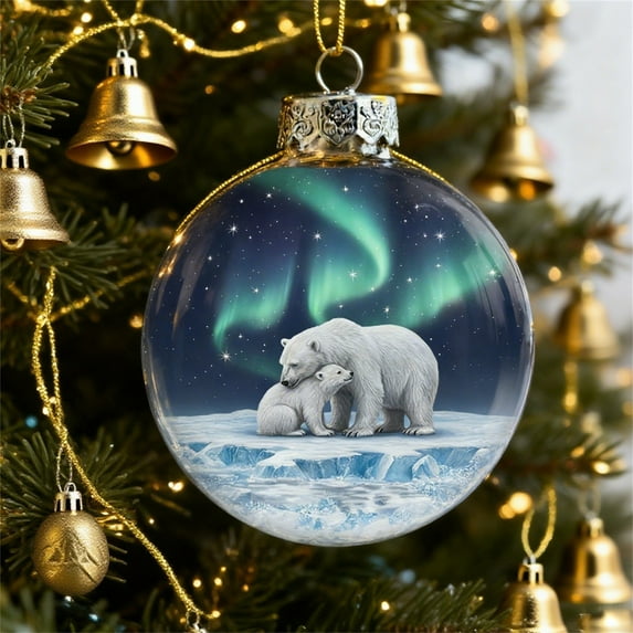 BingTong Enchanted Christmas Ball Ornaments,Winter Wonderland Christmas Ornaments,Holiday Centerpiece Ornaments,Can Be Used to Decorate Trees,Add Touch Color Your Christmas Tree C
