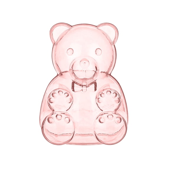 BingTong Gummy Bear Container, Clear Plastic Container Bear, Small Fillable Plastic Bear Containers For Valentine’s Day, Present Box for Candy, Party Favors & Festive Storage 12pcs B