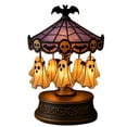 thumbnail image 1 of BingTong Halloween Ghost Carousel Lights, Gothic Stained Glass Shade With Floating Ghosts, LED Night Light, Decorative Desktop Accent For Home, Halloween Decoration 1-Ghost, 1 of 7
