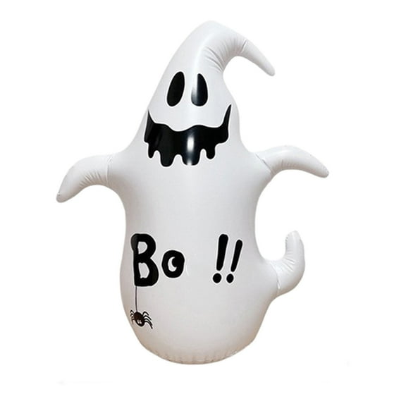 BingTong Halloween Inflatable Decoration, Ghosts Bo!! Printed Balloon Indoor Outdoor Blow Up Decoration For Garden Yard Party Decor A