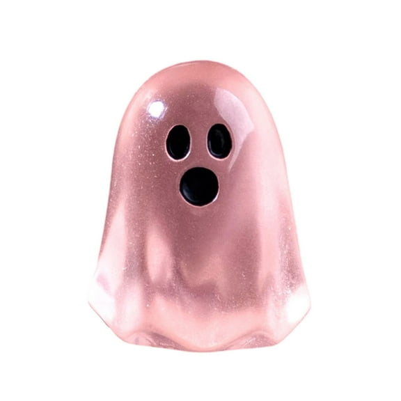 BingTong Halloween Mini Ghost Figurines Luminous Ghost Small Ornament Miniature Ghost Statue In The Dark Ghost Figurine Halloween Garden Micro Landscape Party Decor E