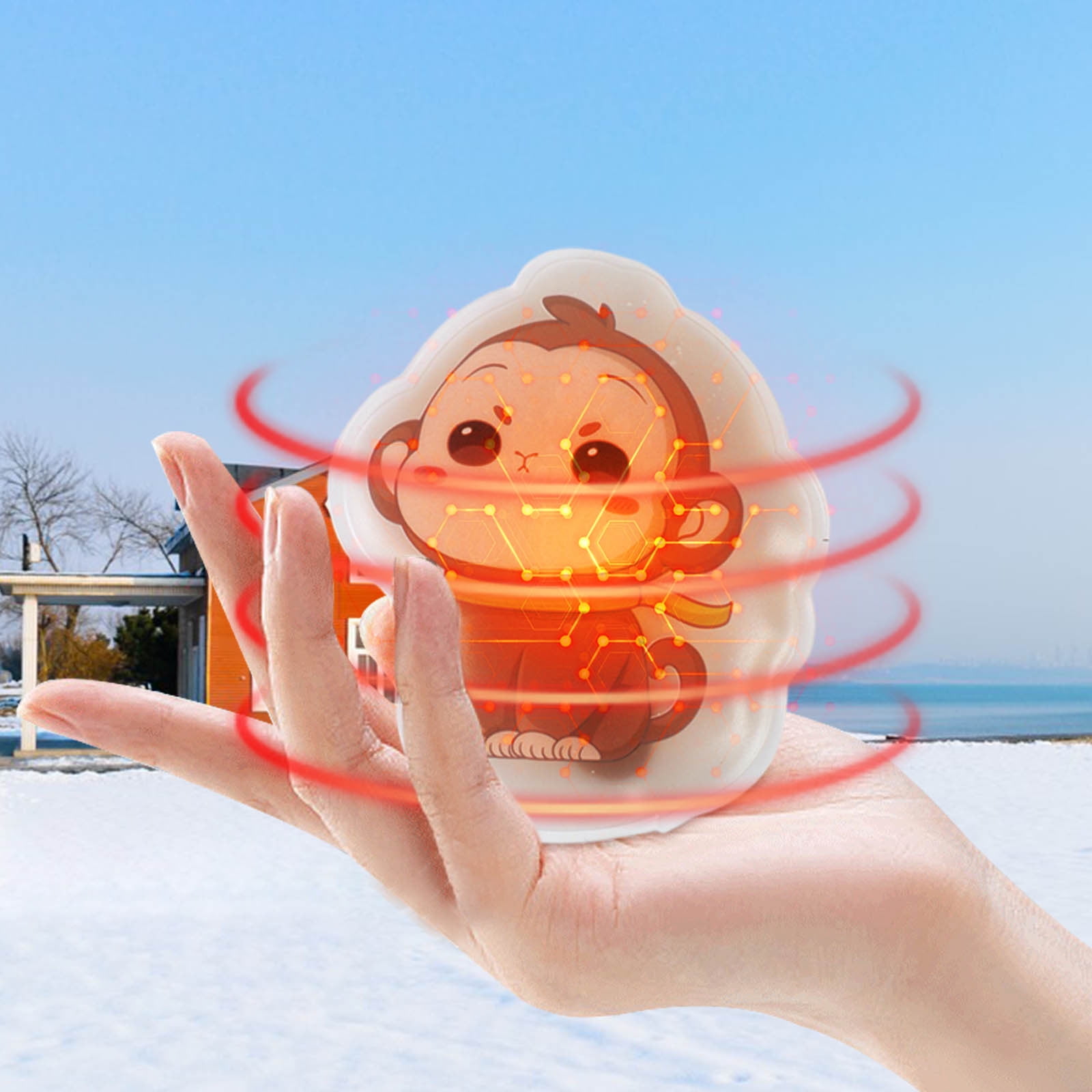 Magnetic Hand Warmer Mini - Convenient Heating Pad main image 1