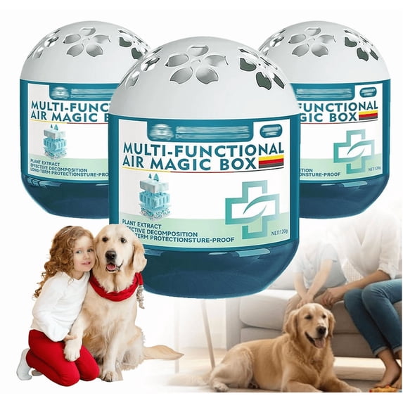 BingTong Indoor Air Purification Dust Removal Magic Box, Multi-Functional Air Magic Box, Air Magic Box Dust Cleaner For Continuously Purifying The Air 3PCS