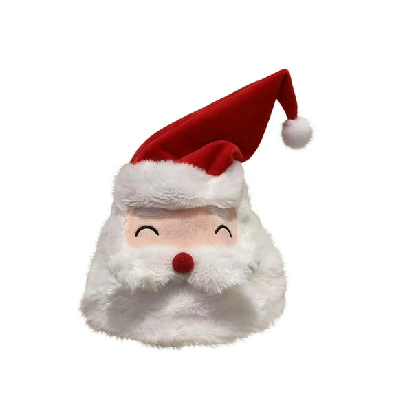BingTong Interactive Plush Christmas Character Hat, Funny Electric Swing Moving Musical Santa Hat, Christmas Hat With Music Singing Dancing Swinging Hat Party Supplies, Xmas Gift A