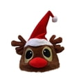 thumbnail image 1 of BingTong Interactive Plush Christmas Character Hat, Funny Electric Swing Moving Musical Santa Hat, Christmas Hat With Music Singing Dancing Swinging Hat Party Supplies, Xmas Gift B, 1 of 5