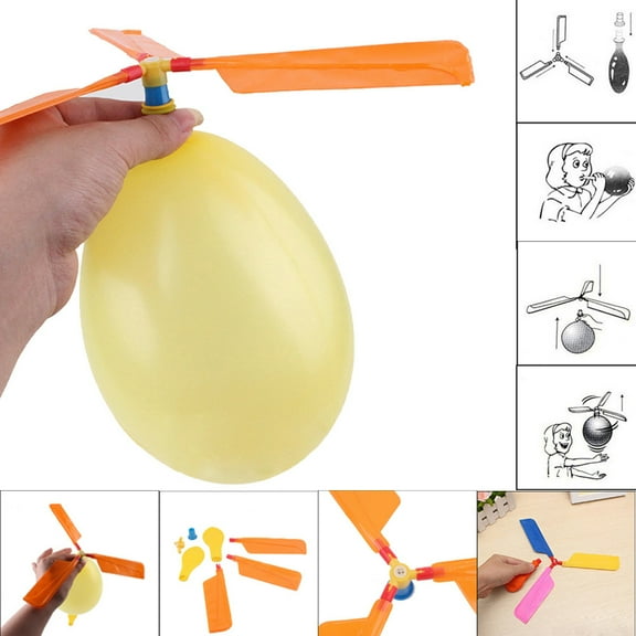 Gpaecead Kids Toy Balloon Helicopter (6 pack) Children's Day Gift Party Favor easter basket,stocking stuffer or birthday! Flying Toys for Boys and Girls - Outdoor Sport Toy for 7-10 Year Old