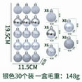 thumbnail image 1 of BingTong Large Christmas Ornaments Shatterproof Christmas Ball Ornaments Giant Hanging Balls Mercury Decorations for Holiday Christmas Balls Ornaments For Xmas Tree Silver, 1 of 2