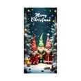 thumbnail image 1 of BingTong Merry Christmas Door Cover Snowman Decoration Xmas Large Photography Background Banner Porch Sign For Winter Indoor Outside Front Door Banner Farmhouse Party Supplies 35*71In C, 1 of 7
