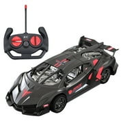 BingTong Rc Drift Truck Drift Muscle Car Model, 1:16 Drift Stunt Remote Control Car Electric 4WD High Speed Rc Drift Cars with Eyes Headlights Remote Control Drift Car Drift Rc Cars for Kids