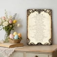 thumbnail image 1 of BingTong Spanish Psalm 91 Wood Sign Aluminum Decor Signs Vintage Psalm 91 Wall Art Spanish Inspirational Religious Decor, Home Prayer Room & Holiday Celebrations Metal Sign Khaki, 1 of 6