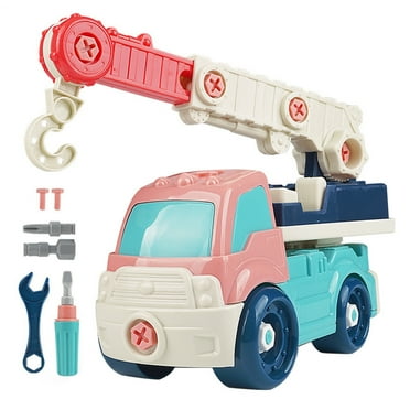 BingTong Take Apart Construction Truck Playset for Kids, Fun and Educational Engineering Toy for Kids Ages 3 and Up | STEM Toy Gift for Boys and Girls