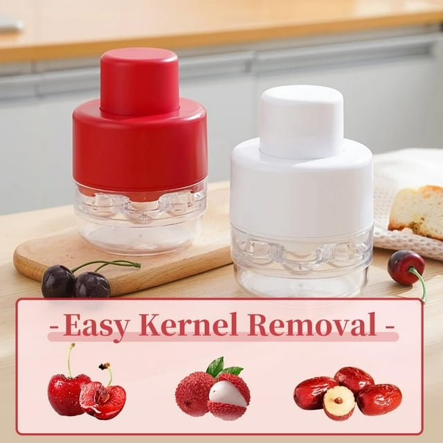 BingYELH 7Hole Cherry Pitter Tool Press Style Kitchen Gadget for