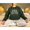 thumbnail image 1 of Binge Reader Sweatshirt | Bookish Sweatshirt, One More Chapter Shirt, Gift For Book Lover, Book Addict Hoodie, Bookish Hoodie Gift For Her, 1 of 2