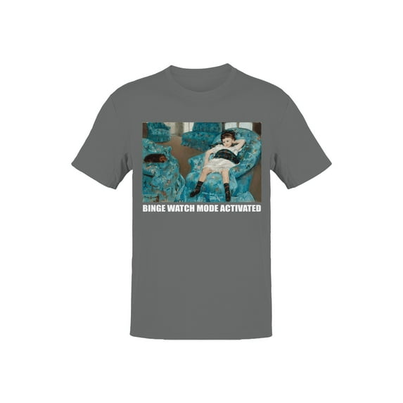 Binge Watch Mode Art Print Men's T-shirt