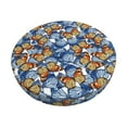 thumbnail image 1 of Bingfone 14 Inch Padded Round Bar Stool Cover Cushion With Elastic Fabric Round Chair Seat - Colorful Butterfly1, 1 of 7