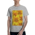 thumbnail image 1 of Bingfone 3d Sunflowers Men'S Loose Fit Short-Sleeve Pocket T-Shirt, 1 of 7