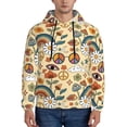 thumbnail image 1 of Bingfone 70s Hippie Style Men'S Drawstring Hoodie Long Sleeve Pocket Sweatshirts-Large, 1 of 9