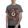 thumbnail image 1 of Bingfone A Cup Of Black Coffee On A Saucer Men'S Loose Fit Short-Sleeve Pocket T-Shirt, 1 of 7