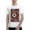 thumbnail image 1 of Bingfone A Cup Of Black Coffee On A Saucer Men'S Loose Fit Short-Sleeve Pocket T-Shirt, 1 of 7