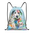 thumbnail image 1 of Bingfone A Funny Little Dalmatian Puppy Drawstrings Backpacks Bags For Men Women Gym Drawstrings Bag, 1 of 9