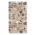 thumbnail image 1 of Bingfone Abstract Coffee Pattern With Letters Ultra Absorbent & Soft Hand Towels For Bath, Hand, Face, Gym And Spa-27.5x16in, 1 of 9