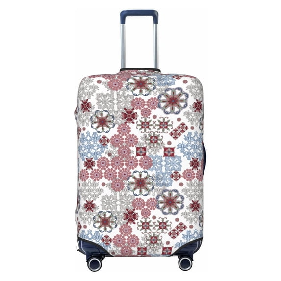 Bingfone Abstract Floral Luggage Cover Washable Suitcase Cover Protector Anti-scratch Suitcase cover Fits 18-32 Inch Luggage