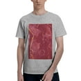 thumbnail image 1 of Bingfone Abstract Red Marble Men'S Loose Fit Short-Sleeve Pocket T-Shirt, 1 of 7