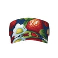 thumbnail image 1 of Bingfone Adjustable Empty Top Sun Visor For Women And Men-Strawberry2, 1 of 8