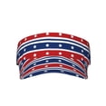 thumbnail image 1 of Bingfone Adjustable Empty Top Sun Visor for Women and Men-Fourth Of July, 1 of 6