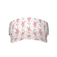 thumbnail image 1 of Bingfone Adjustable Empty Top Sun Visor for Women and Men-Hello Rabbit, 1 of 1