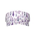 thumbnail image 1 of Bingfone Adjustable Empty Top Sun Visor for Women and Men-Lavender Flowers, 1 of 6