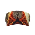 thumbnail image 1 of Bingfone Adjustable Empty Top Sun Visor for Women and Men-Maple Leaf Meditating Fox, 1 of 6