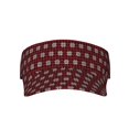 thumbnail image 1 of Bingfone Adjustable Empty Top Sun Visor for Women and Men-Red Buffalo Plaid Merry Christmas, 1 of 6